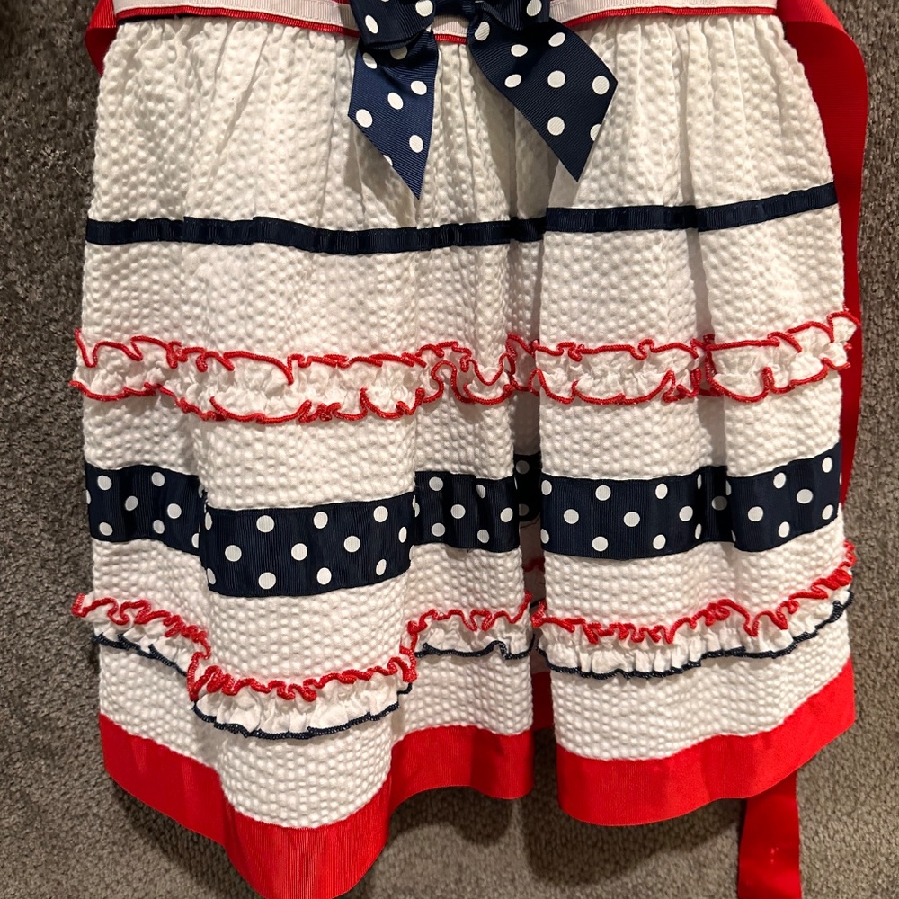 Red, white and blue patriotic dress - Picture 5 of 5